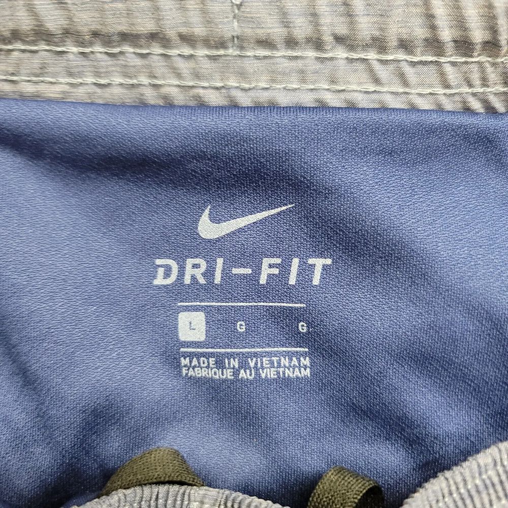 Nike Shorts Womens Large Blue Lined Dri-Fit Gym Stretch Lightweight Athleisure - Picture 6 of 10